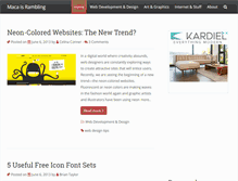 Tablet Screenshot of karlmac.com